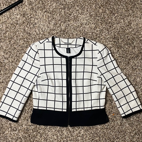 White House Black Market Dresses & Skirts - 2 PIECE WHITE AND BLACK SUIT